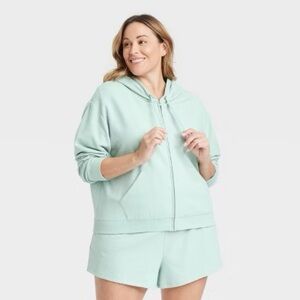 Women's Fleece Zip-Up Sweatshirt - Auden™ size 4X